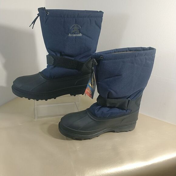 Kamik Cold Weather Boots Mens SZ 14 Blue Waterproof Snowboots Includes Liners. - Picture 4 of 11